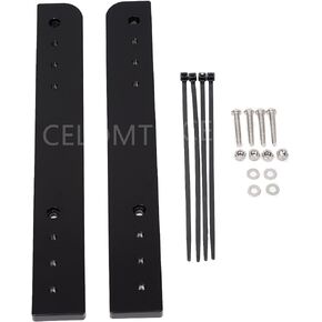 1-3'' Adjustable Rear Tour Pak Pack Relocator Mount Plate Kit Compatible with Harley Touring Road King Electra Street Road Glide (2014+)