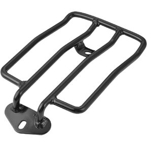 KATUR Motorcycle Luggage Rack Support Shelf Fits Rear Solo Seat 180mm (7") Silver Compatible with Harley XL Sportsters Iron 48 883 XL1200 2004-2018