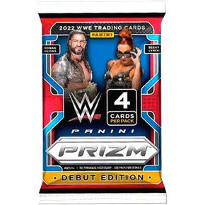 1-2022 WWE Panini Prizm Debut Edition Trading Cards Hanger Pack (15 Cards Per Pack) in Saudi Arabia