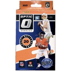 2021 Panini Donruss Optic Football Hanger Box (Blue Scope Parallels)
