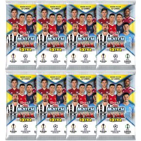 2021-22 Topps Match Attax Extra Champions League Cards - 8-Pack Set (Total of 84 Cards)