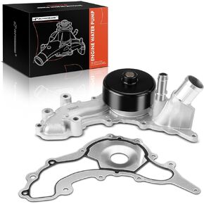 A-Premium Enigne Water Pump W/Gasket Compatible with Jeep Wrangler 2012-2018, Wrangler JK 2018 - (DOHC 3.6L), 68079412AB, 68079412AC, 68079412AD, 68079412AE