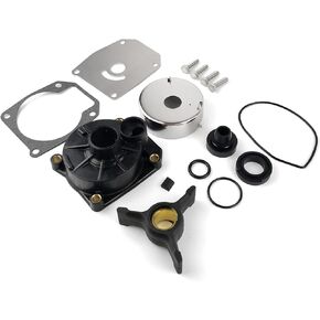 438592 Water Pump Impeller Repair Kit with Housing for Johnson Evinrude OMC Outboard 35 40 48 50 HP Boat Motor Engine Parts Replacement Sierra Marine 18-3454 0433548 433549 0438592