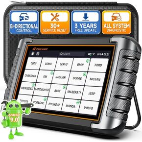 FOXWELL NT809 2024 All System Bidirectional Scan Tool, 3 Year Free WiFi Update, 30+ Resets, ABS Bleeding/Oil Reset/Injector Coding, Automotive Scanner Diagnostic Tool, CAN-FD/DOIP, Android 9