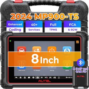 Autel MaxiPRO MP900-TS Scanner: 2024 Level-up of MP808S-TS, MP808BT Pro, MS906TS w/DoIP CAN-FD, 40+ Services, OE ECU Coding, TPMS Programming Relearn, Bi-Directional Test, All System Scan, FCA SGW
