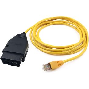 Ethernet Enet OBD OBDii Rj45 ENET obd2 Cable for Interface 2M Compatible F-Series for B-M-W i-sta