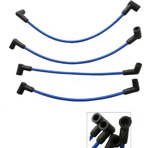 Ignition Spark Plug Wire Set (584919, 584920, 584123) for V4 Johnson Evinrude 90 100 105 115HP 60-degree Carbureted (1993-2006), Repl.# 584124, 5005805, 5005806, 931-4922, 3016, 368-4922