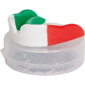 Mouth Guards 3 Style Options - Fangs USA Flag Customizable for Comfort - Fits Any Size Mouth - Athletic Teeth Mouth Guards Designed to Provide Maximum Protection
