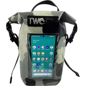 Waterproof Phone Tote Drybag (Grey Camouflage)