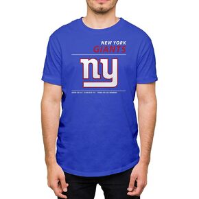 NFL - Team Logo and Stats - Adult Unisex Short Sleeve Fan T-Shirt for Men and Women - Officially Licensed