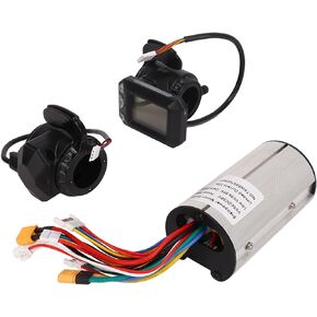 Motor Brushless Controller Scooter Controller Speed Controller 5‑6in 350W 12A Real Time Display Panel Scooter Controller Kit 36V