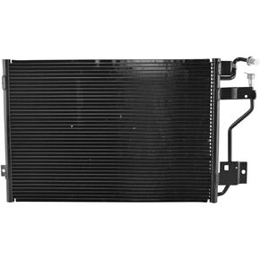 TRQ AC Condenser A/C Air Conditioning Compatible with Dodge Ram Turbo Diesel Pickup Truck