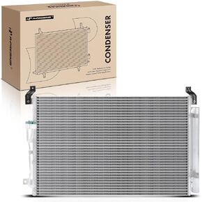 A-Premium A/C Condenser Replace# 3630 - Compatible with 2007-2012 Hyundai Veracruz, 3.8L 6Cyl