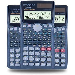CTIFREE Scientific Calculator FX-991MS College Middle School Mathematics 401 Function Calculadora Cientifica Dual Power Scientific Calculator
