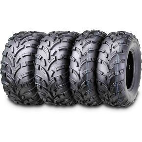 Set 4 WANDA ATV tires 25x8-12 & 25x11-12 for 10-14 Polaris Ranger 400