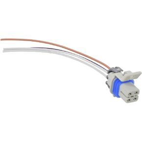 ICT Billet GM LS O2 Oxygen Sensor Square Female 2-Keyway Connector Plug Pigtail WP0XY35
