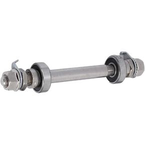 TOPINCN Wheel Hub Axle, Easy Disassemble High Strength Ultralight Metal Front Rear Wheel Hub Axle Bike Accessories Wide Application for Repairing Shop for Repairman
