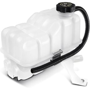 YHTAUTO Engine Coolant Recovery Overflow Reservoir Expansion Tank W/ Cap & Sensor For Chevrolet Silverado 1500 2500 3500 Tahoe GMC Sierra Yukon Cadillac Escalade Hummer H2, Replace for# 15203949