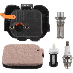 AUTOKAY Air Filter Cover & Air Filter with Air Filter Choke Housing 4229-140-2801 Stub Spark Arrestor for Bg45 Bg85 Bg65 Bg55 BR200 SH85 SH86 SH55 SH56 42291410501