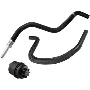 Bapmic 32411097164 Power Steering Reservoir & Hose Line Kit for BMW E38 E39 525i 528i 530i