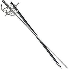 New Ace Martial Arts Supply Renaissance Rapier Fencing Sword with Swept Hilt Guard …