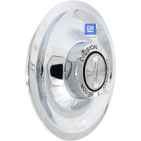 Wheel Accessories Parts 1 Pc Chrome Steel Police Cap with Bow Tie 8.25" Diameter Fits Wheels with 7.00" Inner Ring Fits RALLEY Rally Wheels Only