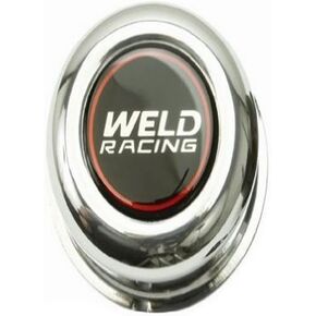 Weld Racing P605-5083 Polished 3.18" OD x 3.25" Tall Push Thru 5-Lug Replacement Center Cap