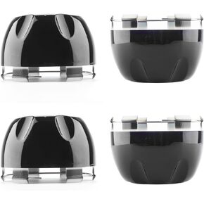 4Pcs 101mm(3.98inch) Wheel Center Caps for Helo Maxx 6 Wheel Rim Replacement 789K101 X1834147-9SF Hub Cap, (Chrome, Inner 98mm 3.86in)