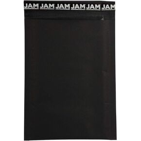 JAM PAPER Bubble Lite Padded Mailers - 9 x 12 - Black Kraft - 25/Pack