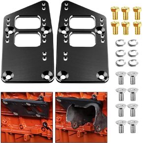 for LS Swap Motor Mounts Adapter Plates - for SBC Vehicle to LS Engine Adjustable Universal LS Conversion Swap Bracket Small Block for LS1 LS3 LS2 LQ4 LQ9 LS6 L92 L99 L33 LR4