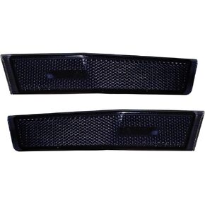 Compatible with 2007-2010 Lincoln MKX Front Bumper Side Marker Light Reflector Amber Lens Replace 7A1Z-15A201-A 7A1Z-15A201-B
