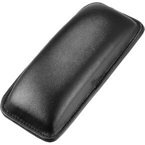 X AUTOHAUX Universal Car Center Console Knee Leg Elbow Cushion Pad Faux Leather Auto Armrest Knee Cover Support 18x8x3.2cm Black