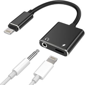 Zoyuzan Lightning to 3.5mm Jack Adapter for iPhone Headphones - Perfect Sound Quality, Superior Charging Speed, Premium Material, High Adaptability, Service Warranty