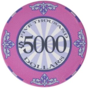 Brybelly Scroll Casino Grade Ceramic Poker Chip 10-Gram – Pack of 50