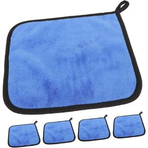 5pcs Pole Cloth Towel Professional Pools Cue Shaft Polisher Pool Stick Shaft Cleaner Billiard Pole Cleaner Pool Stick Accessories Cleaning Cloth Billiards Coral Fleece