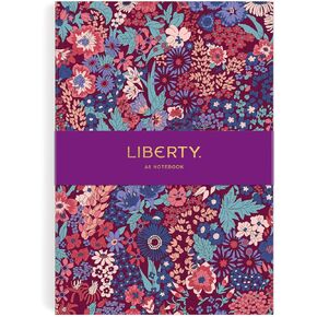 Galison Liberty Margaret Annie A5 Journal from 136 Lined Pages with Gilded Edges, 5.25 x 7.25, Softcover Journal, Beautiful Floral Print from Liberty London