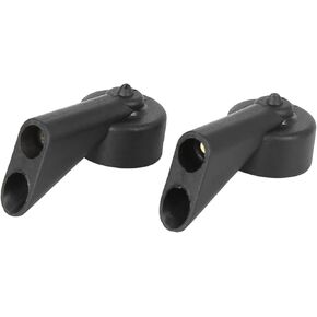 X AUTOHAUX 2pcs 8E9955985 Rear Windshield Washer Sprayer Nozzle Double Hole Replacement for Audi A1 A3 A4 Q7