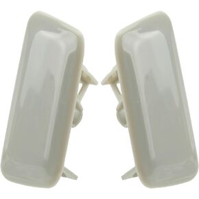 1 Pair Left Right Headlight Washer Spray Nozzle Cap Cover Compatible with Toyota Sequoia 2008-2020