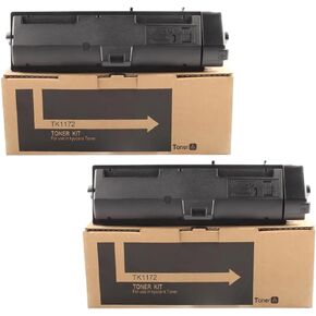 TK1172 Toner Cartridge Replacement for Kyocera TK-1172 Black Toner for Kyocera ECOSYS M2540dw M2040dn M2640idw Printer (2-Pack) High Yield