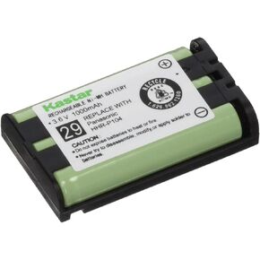 Kastar 1-Pack Type 29 Battery Replacement for Panasonic HHR-P104 HHR-P104A 23968 439024 439025 KX-TG2302 KX-TG230 KX-TG2312 KX-TG2355W KX-TG2356 KX-TG2357 KX-TG2382B KX-TG2386B KX-TG2388B KX-TG2396