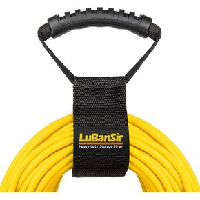 LuBanSir Extension Cord Organizer, Heavy-Duty Storage Straps with Carrying Handle fit Garages, Gardens, RV and Boat Storage and Organization