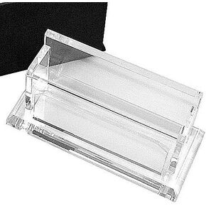 Amlong Crystal Desktop Collection Crystal Business Card Holder or Business Card Stand