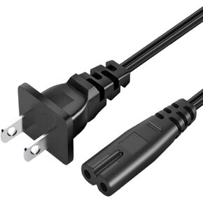 Power Cord for Xbox One S/X, Xbox Series X/S, Sony PS4 / PS4 Slim / PS5 / PS3 Slim / PS3 Super Slim Playstation 3 4 Slim Playstation 5 Power Supply Cable