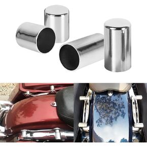 مجموعة أغطية أجهزة الإرساء ذات 4 نقاط، أغطية غطاء ذات نقاط مغناطيسية طويلة وقصيرة متوافقة مع Touring Street Glide Electra Glide Road Glide Road King 2009-2024 (4 قطع أسود) in Kuwait