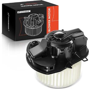 A-Premium Front HVAC Heater Blower Motor with Fan Cage Assembly Compatible with Porsche & Volkswagen Vehicles - Touareg 2011-2017, Cayenne 2011-2018, Sport Utility - Replace# BM4090C