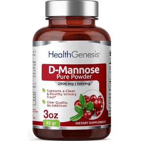 D-Mannose Pure Powder 2000 mg 3 oz 85 g - Supports Urinary Bladder Tract Health