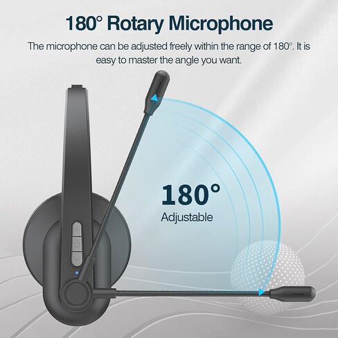 سماعات رأس لاسلكية بتردد 2.4 جيجا هرتز، سماعة رأس على الأذن مع ميكروفون ENC للحد من الضوضاء وعصابة رأس قابلة للتعديل للتحكم في مستوى الصوت مع قاعدة شحن in Kuwait