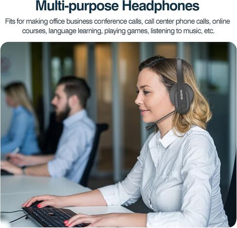 سماعات رأس لاسلكية بتردد 2.4 جيجا هرتز، سماعة رأس على الأذن مع ميكروفون ENC للحد من الضوضاء وعصابة رأس قابلة للتعديل للتحكم في مستوى الصوت مع قاعدة شحن in Kuwait