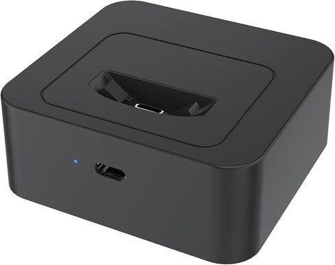 سماعات رأس لاسلكية بتردد 2.4 جيجا هرتز، سماعة رأس على الأذن مع ميكروفون ENC للحد من الضوضاء وعصابة رأس قابلة للتعديل للتحكم في مستوى الصوت مع قاعدة شحن in Kuwait