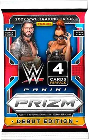 1-2022 WWE Panini Prizm Debut Edition مجموعة شماعات بطاقات التداول (15 بطاقة في كل عبوة) in Saudi Arabia